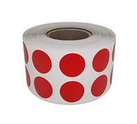 Royal Green Red Dot Stickers on a Roll for Color Coding 13mm Adhesive Round Labels 1.3cm 1080 Pack