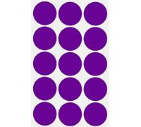 Royal Green Round Sticker Dots in Purple 30mm - 750 Pack