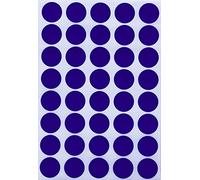 Royal Green Round Sticky Labels to Write on Inventory and Labeling, Pricing Dot Stickers 1.9 cm (19 mm), 2000-Pack (Royal Blue)