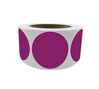 Royal Green Self Adhesive Sticker Roll 2 inch Colored Labels in Purple (50mm) - 600 Pack