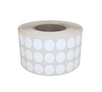 Royal Green White Sticky Dots 8mm Blank Colour Coding Labels Roll (0.8 cm) 2000 Pack