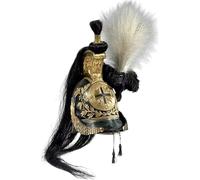 Royal Guard Cuirassier Helmet - 2nd Company Musketeer Model F | Historical Replica | Steel with Horsehair Crest