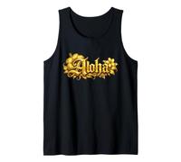 Royal Hawaiian Aloha Gold Island Hawaii Local Style Tank Top