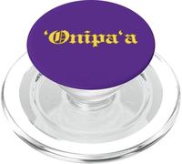 Royal Hawaiian Onipa‘a Gold Calligraphy Island Steadfast PopSockets PopGrip for MagSafe