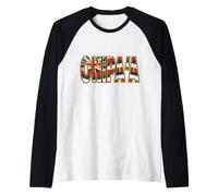 Royal Hawaiian Onipa‘a Hawaii Flag Island Steadfast Raglan Baseball Tee