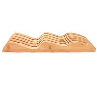 Royal House Bambus-Messerblockhalter, 9 Messer-Dock, in-Drawer Knife Drawer Organizer, Perfekt für Zuhause und Köche, Geschenk für Weihnachten und Einweihung, Messer Nicht enthalten