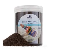 Royal Imports Decorative Beach Sand for Vase Filler, Wedding, Home Decor, Arts & Crafts, Fire Pit, Fireplace, Pet Tank Habitat - 4.5 LBS, Brown