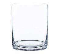 Royal Imports Flower Glass Vase Decorative Centerpiece for Home or Wedding - Cylinder Shape (5" wide x 6" tall, Clear)