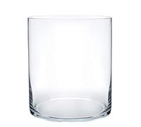 Royal Imports Flower Glass Vase Decorative Centerpiece For Home Or Wedding - Cylinder Shape, 8" Tall, 6" Opening, Clear