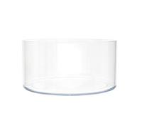 Royal Imports Flower Vase Acrylic Cylinder - Decorative Centerpiece for Home or Wedding - Non Breakable Plastic, 8"X4" Short Round - Clear