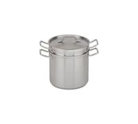 Royal Industries Double Boiler with Lid 8 qt 94 x 75 HT Stainless Steel Commercial Grade NSF Certified