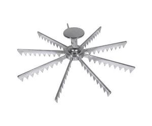 Royal Industries Roy PMT 9 9-Slice Cast Aluminium Pie Marker, 9 Cut