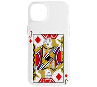 Royal Jack of Diamonds Playing Cards Illustration Graphic Case for iPhone 14 Plus