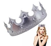 Royal King Crown - Gold Crown Costume for Kids and Adults, Prince Role Play Accessory | Crowns Dress Up for Birthday Party, Stage Performance, Cosplay, Event