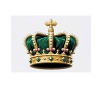 'Royal Kings Crown' Temporary Tattoo - Water Resistant, Skin-Safe, Non-Toxic Transfer (TO00077687)