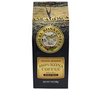 Royal Kona - Private Reserve Medium Roast - 100% Kona Coffee - Whole Bean - 7 oz Bag by Royal Kona