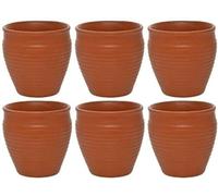 Royal Kurta Ceramic Kulhar Kulhad Cups Traditional Indian Tea Chai Coffee Cup 6 OZ (Set of 6pc)