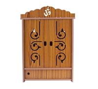 Royal Kurta Contemporary Puja Mandir, Wall Mount, Wooden Temple for Home, Small Size (Design 1)