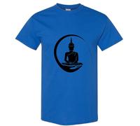 (Royal, L) Gautama Zen Buddha Buddhism Buddhist Religion Art Men T Shirt Tee Top