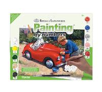 Royal & Langnickel 11 x 15 inch Spot's Car Wash Pre-Printed Paint by Number Painting Set