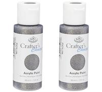 Royal & Langnickel 1430212540 Acrylic Paint 59ml - Color: Silver (Pack of 2)