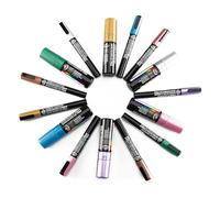 Royal & Langnickel 15pc Chalk Markers Metallic Round/Chisel
