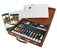 Royal & Langnickel 26 Piece Deluxe Oil Colour Paint & Wooden Case Set