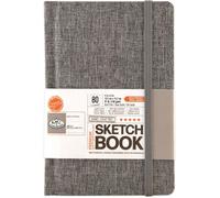 Royal & Langnickel 4 x 6 inch Grey Fabric HARDBOUND Sketchbook