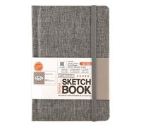 Royal & Langnickel 4 x 6 inch Grey Fabric HARDBOUND Sketchbook