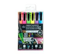 Royal & Langnickel 6pc 2mm METALLIC CHALK MARKER SET