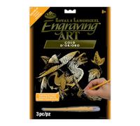 Royal & Langnickel 8 x 10 inch Baby Dragon Pre-Printed Foil Set - Gold