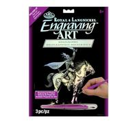 Royal & Langnickel 8 x 10 inch Dragon Spirit Pre-Printed Holographic Foil Set