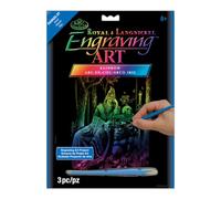 Royal & Langnickel 8 x 10 inch Wizard Pre-Printed Foil Set - Rainbow