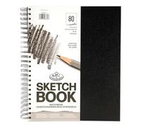 Royal & Langnickel 9 x 12 inch Spiral Sketchbook, White