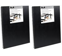 Royal & Langnickel A5 5.8 x 8.3 inch Sketchbook with Spiral Side (80 Sheets) (Pack of 2)