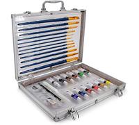 Royal & Langnickel Brush ART2904 Essentials Acrylic Art Set In Metal Case - 32 Piece Set