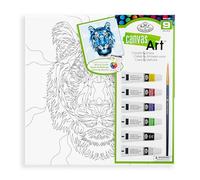 Royal & Langnickel - Canvas Art Paint Colorful Tiger