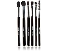 Royal & Langnickel Chique Eye Brush Set with Case, Black