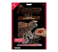 Royal & Langnickel Copper Engraving Art A4 Size Hawks Designed Painting Set