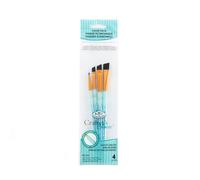 Royal & Langnickel - Crafters Choice 4pc Black TAKLON ANGLR Brush Set