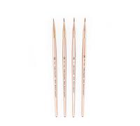 Royal & Langnickel Crafter's Choice Pro, 4 pc Synthetic Sable Detail Craft Brush Set