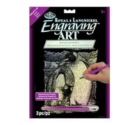 Royal & Langnickel Emperor Penguins Holographic Engraving A4 Size Scrape Art Set