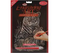 Royal & Langnickel Engraving Art Copper Tiger & Cubs Royal & Langnickel Multicolor