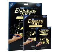 Royal & Langnickel Engraving Art Glow in the Dark 8 x 10 inch Blank Board (Pack of 6)