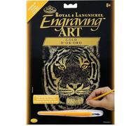 Royal & Langnickel Engraving Art Gold Bengal Tiger Royal & Langnickel Multicolor