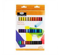 Royal & Langnickel Essentials Soft Square Sketching Pastels Assorted Colours CPH-A36, Color Pigments, Multicolour, 36 Count (Pack of 1)