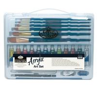 Royal & Langnickel Essentials Clear View Large Case Acrylic Art Set