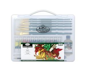 Royal & Langnickel Essentials Clear View Large Case Oil Colour Art Set