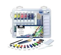 Royal & Langnickel Essentials Clear View Small Case Acrylic Art Set