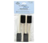 Royal & Langnickel Foam Brushes, Black, 1"